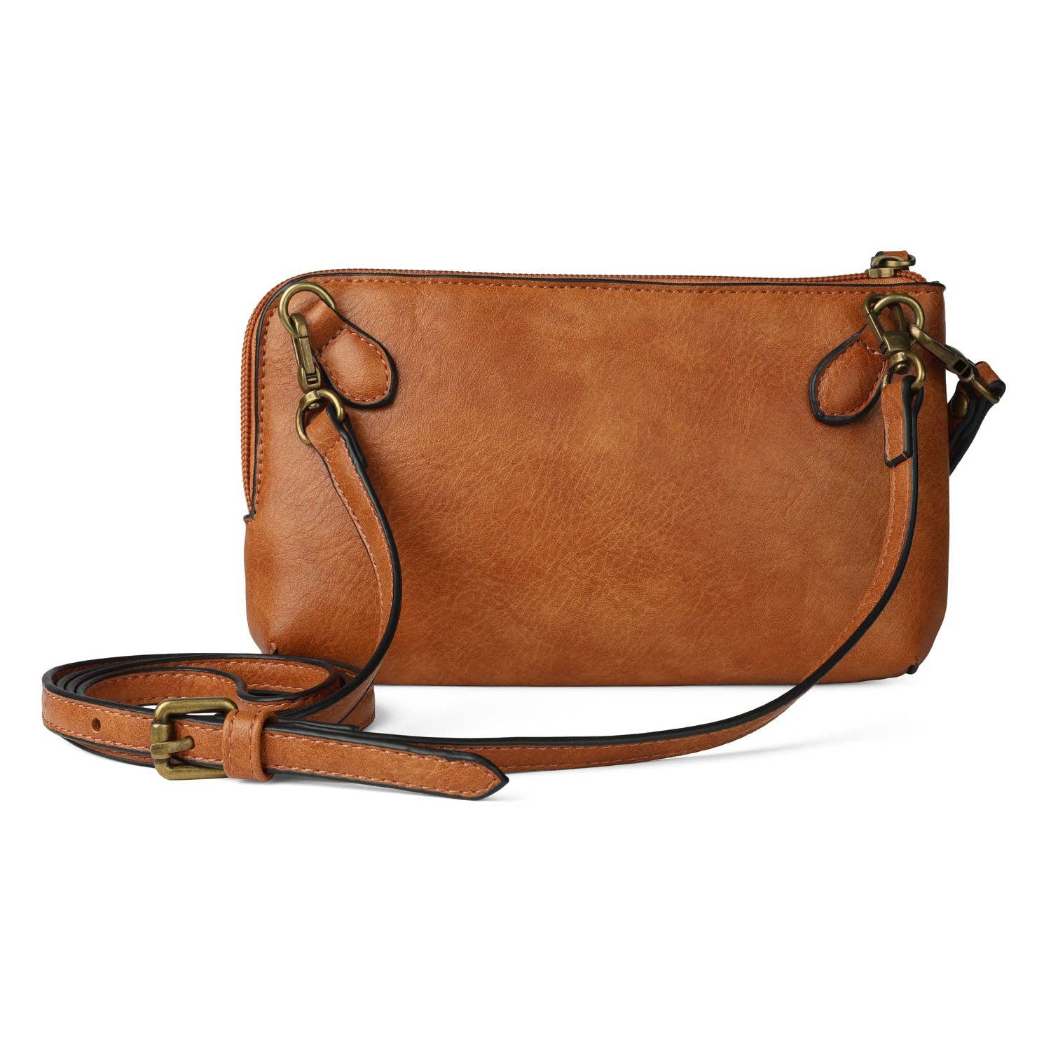 AWST Int'l Lila Vintage Snaffle Bit Clutch Crossbody Bag: Black
