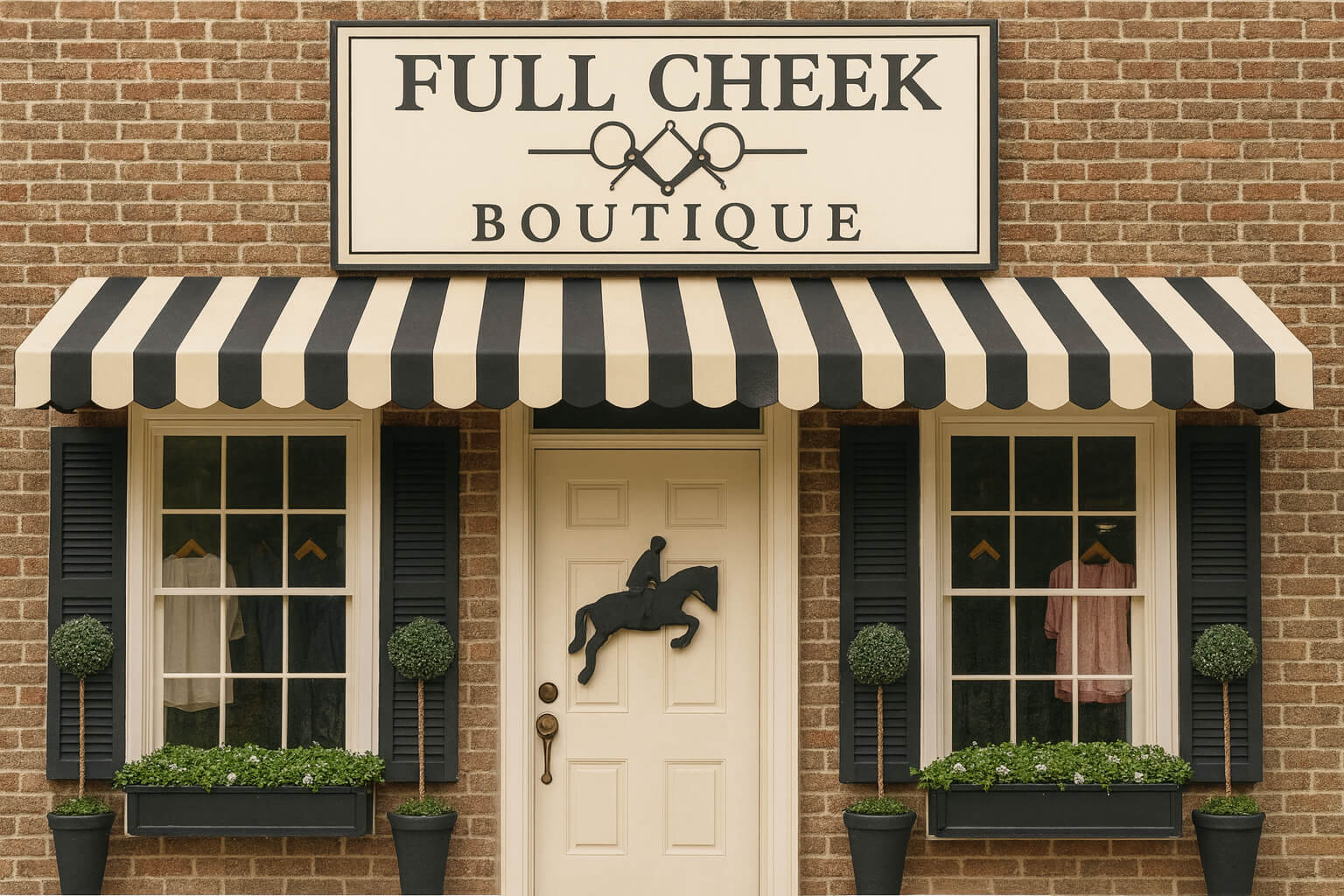 full cheek store front