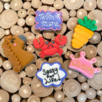 Team Mare Horse Cookie 7 pack: Gold
