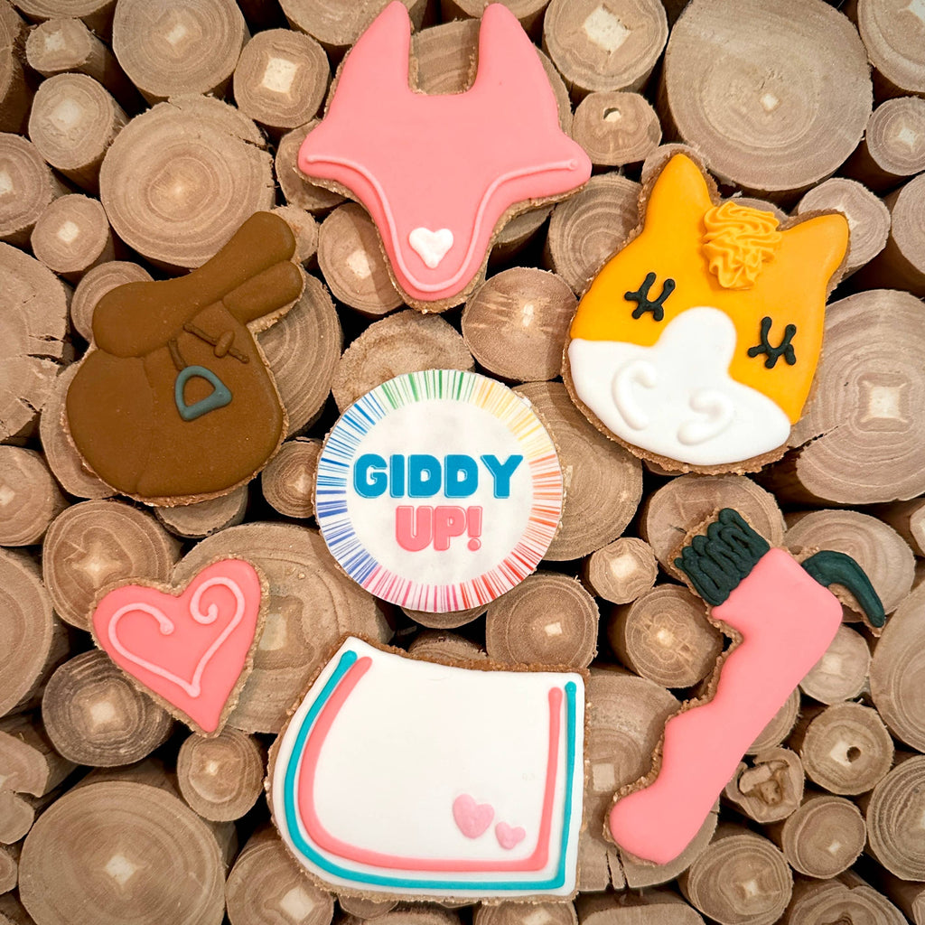 Pony Pals Set Horse Cookie 6 pack: Bay