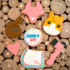 Pony Pals Set Horse Cookie 6 pack: Bay