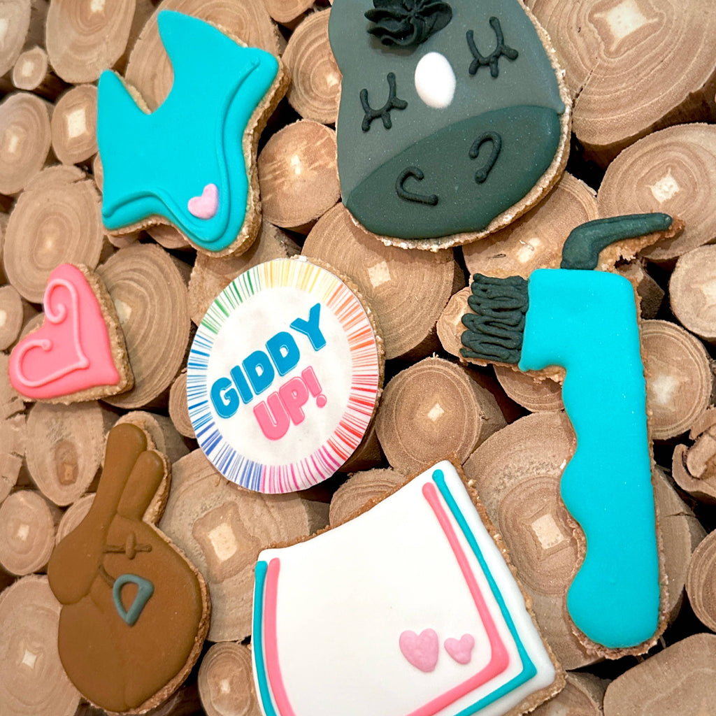 Pony Pals Set Horse Cookie 6 pack: Bay