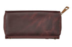 AWST Int'l Snaffle Bit Leather Cross Body Wallet: Black / STD