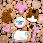 Pony Pals Set Horse Cookie 6 pack: Bay