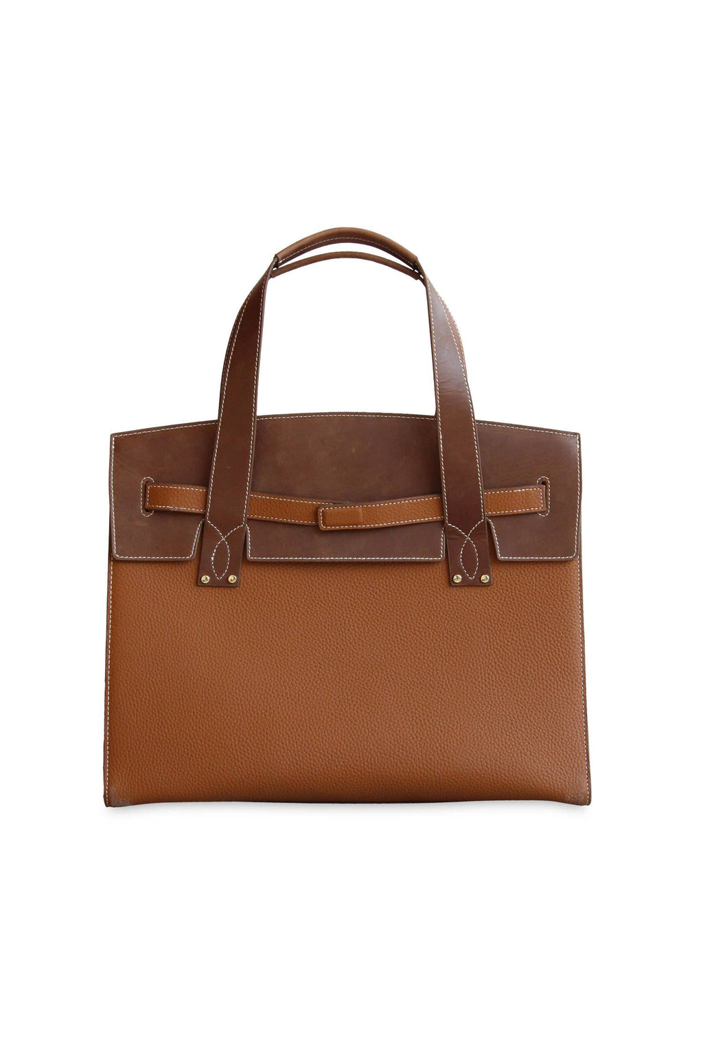 Stable Tote in Brindle & Teak