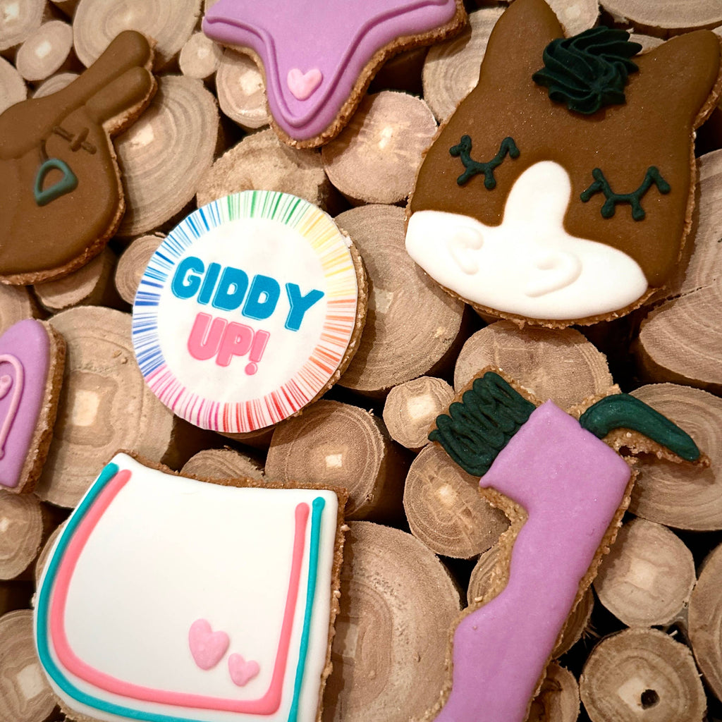 Pony Pals Set Horse Cookie 6 pack: Bay