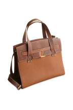 Stable Tote in Brindle & Teak