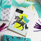 Birthday Parade Equestrian Horse Greeting Card